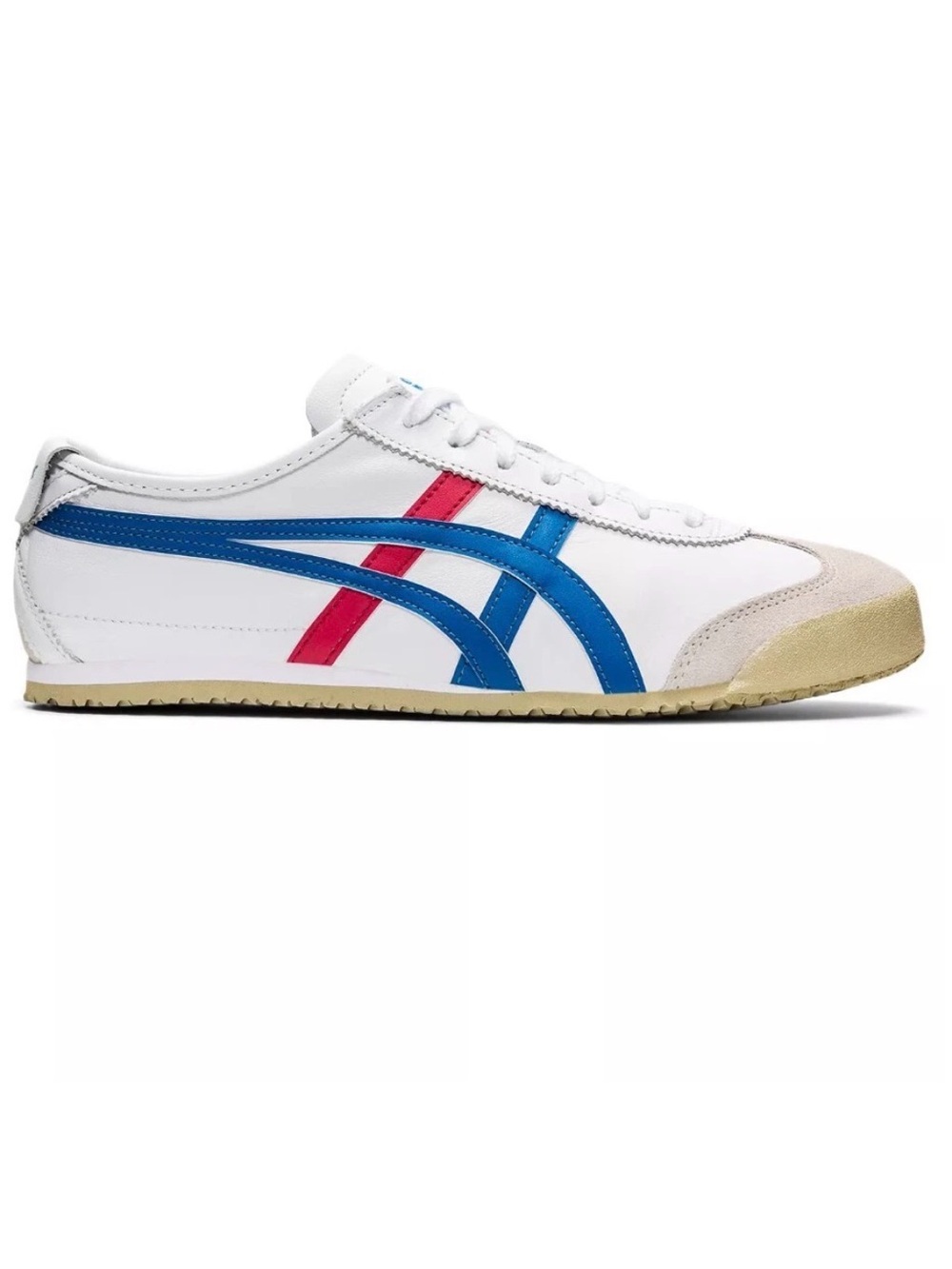 Onitsuka Tiger MEXICO 66 1183C102 100 WHITE BLUE womens US8.5/mens US7 - Picture 4 of 8